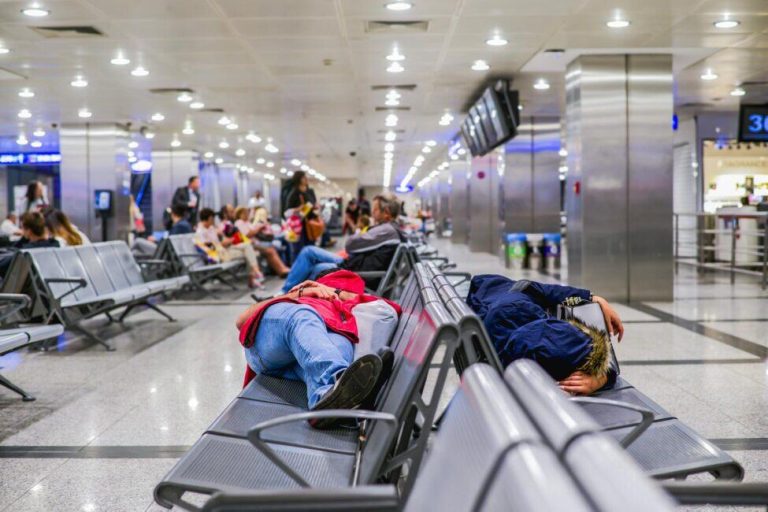 sleeping areas in airports sleeping zones
