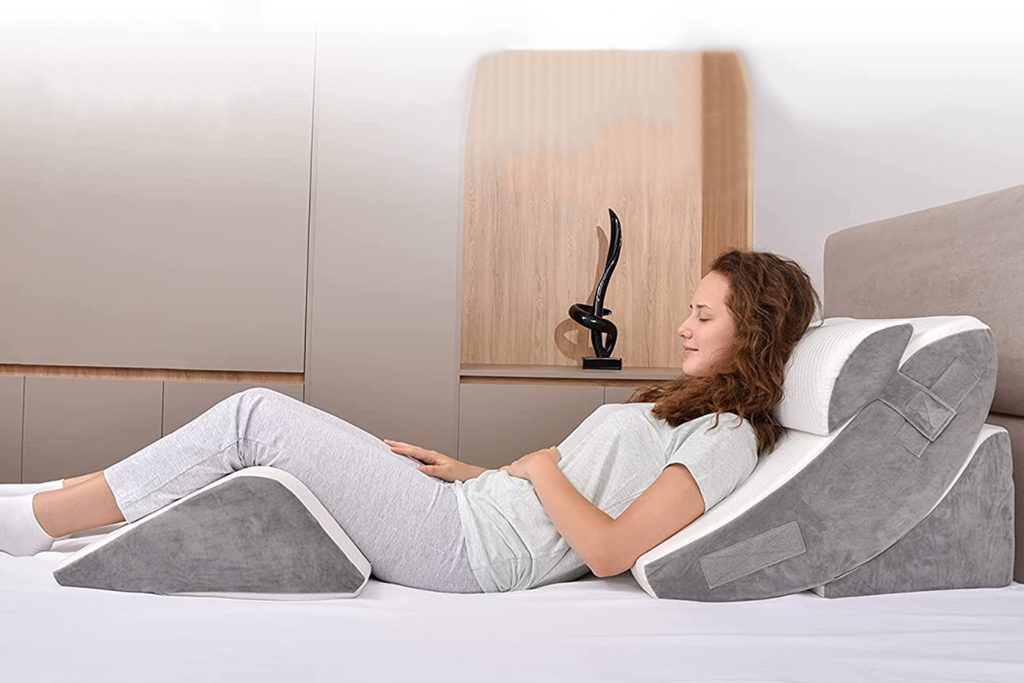 wedge pillow sleeping zones