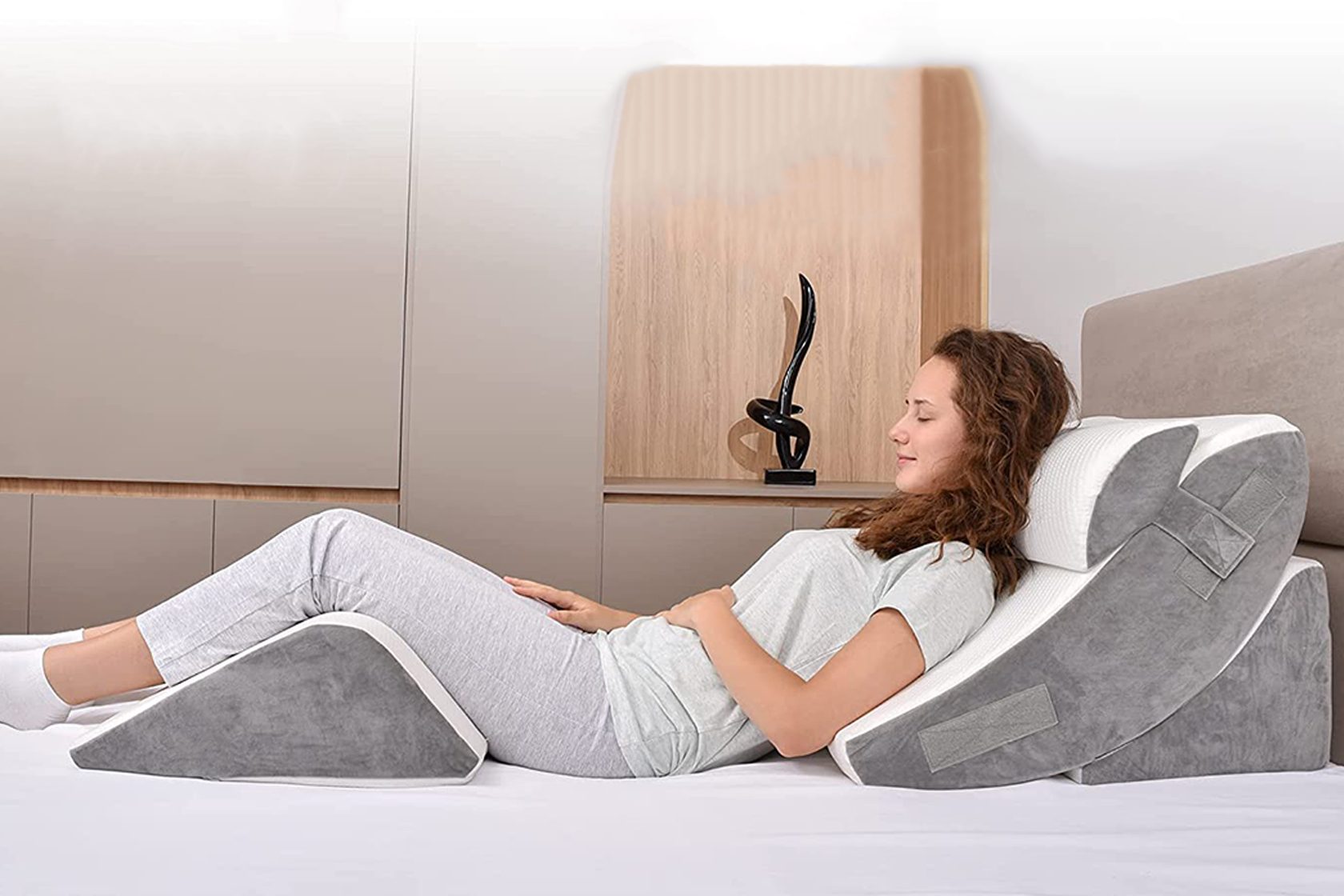 wedge pillow sleeping zones