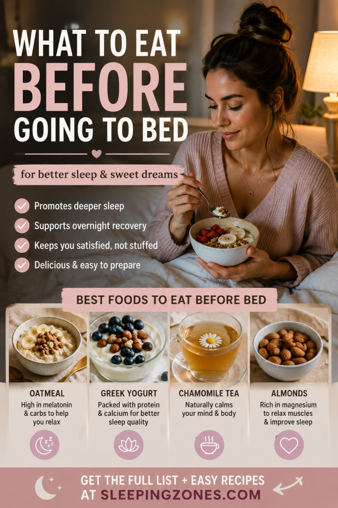 What to Eat Before Going to Bed: Best Foods for Better Sleep and Overnight Recovery bedtime snacks to help you sleep 17 best foods for a restful night