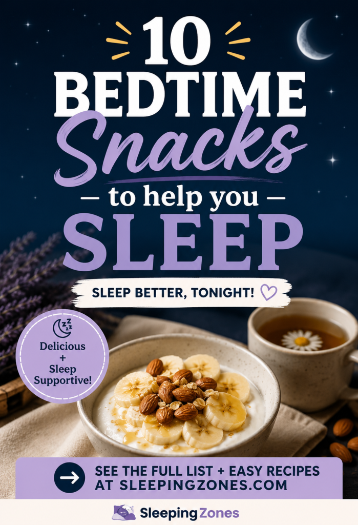 bedtime snacks to help you sleep naturally best sleep friendly foods