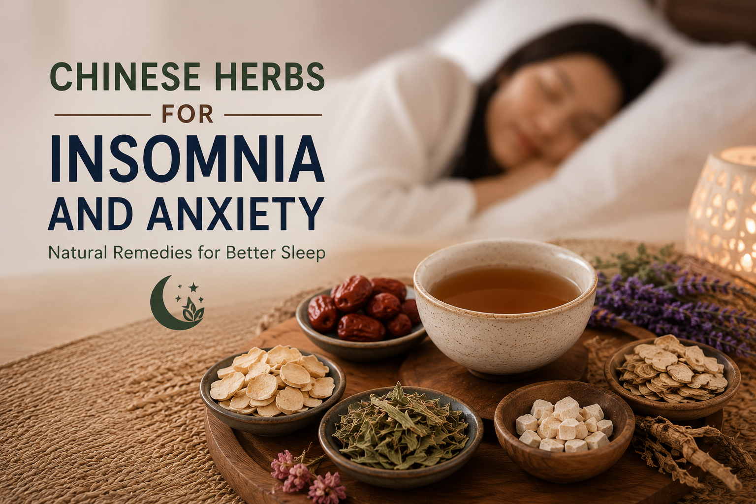 Chinese Herbs for Insomnia and Anxiety: The Complete Evidence-Based Guide to Better Sleep Naturally Chinese Herbs for Insomnia and Anxiety