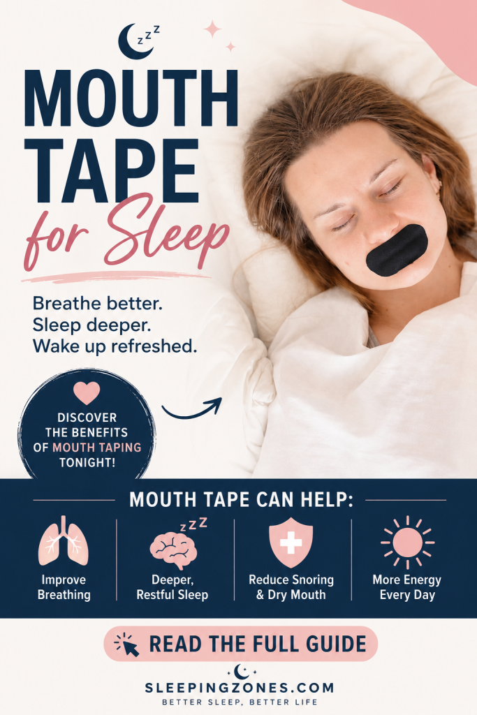 Mouth Tape for Sleep: Does It Actually Work, and Which Brand Is Worth Buying in 2026? mouth tape for sleep sleeping zones