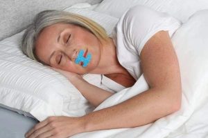 Home does mouth tape for sleeping actually work